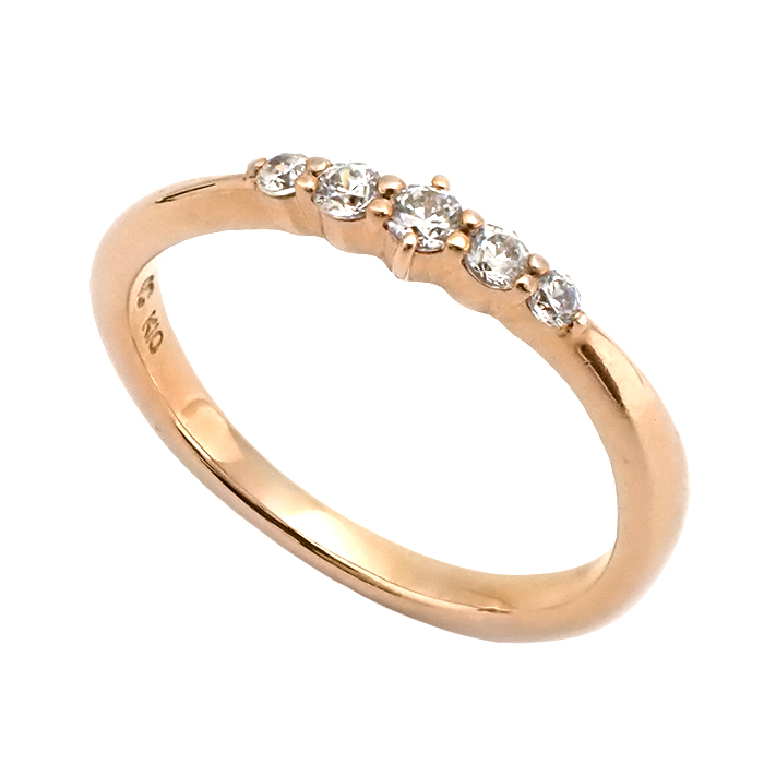 ヨンドシー(4℃) K10 指輪 リング 6号 ピンクゴールド