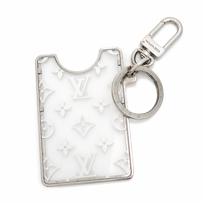 ルイヴィトン(Louis Vuitton) ポル トクレ LVプリズムID M69299 DI1109 パスケース 箱・保存袋付き モノグラム クリア シルバー