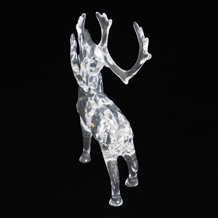 SWAROVSKI スワロフスキー クリスタルフィギュア サンタのトナカイ