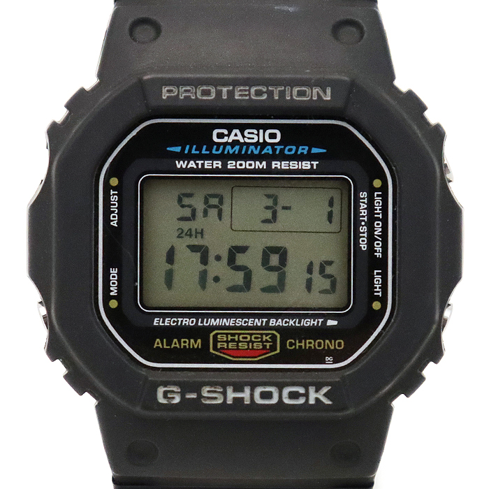 カシオ(CASIO) G-SHOCK DW-5600E メンズ腕時計 デジタル ブラック
