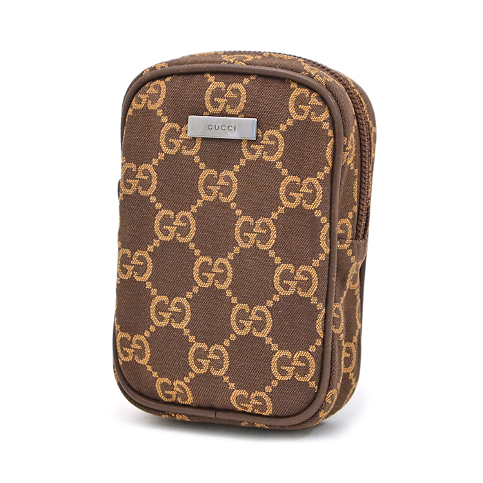 グッチ(GUCCI) シガレットケース タバコケース 030・1675・002404 GGキャンバス ブラウン