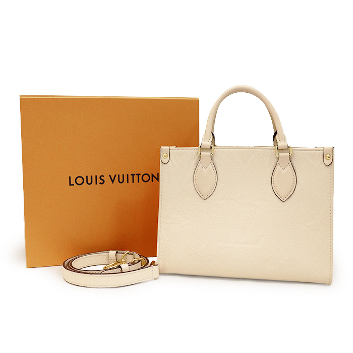 ルイヴィトン(Louis Vuitton) オンザゴーPM M46569 モノグラムトートバッグ クレーム