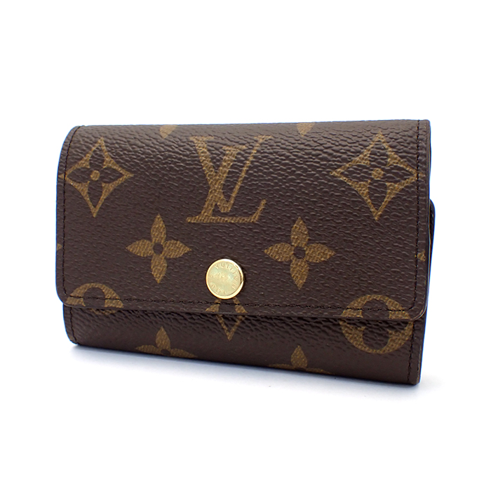 ルイヴィトン(Louis Vuitton) ミュルティクレ6 M62630 6連キーケース モノグラム 箱・保存袋付きブラウン