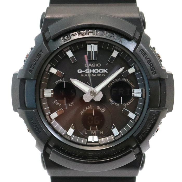 カシオ(CASIO) G-SHOCK メンズ腕時計 GAW-100B ブラック文字盤