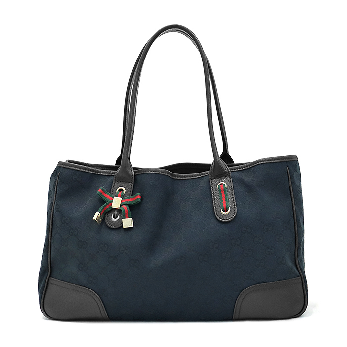 GUCCI|オールドグッチ プリンシーライン リボン トートバッグ