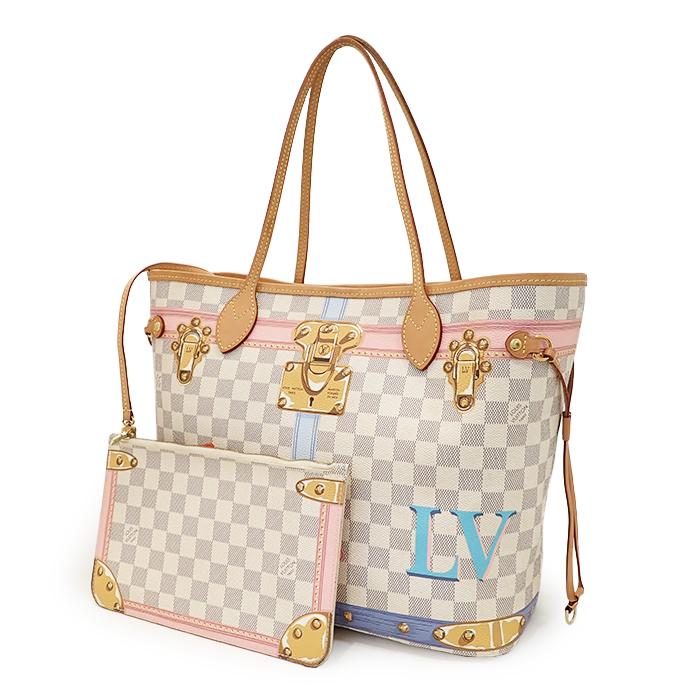 ルイヴィトン(Louis Vuitton) ネヴァーフルMM N41065 トートバッグ ダミエアズール サマートランク・コレクション