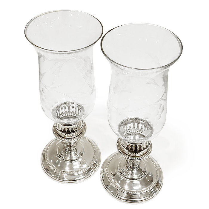 ファーミントン(FARMINGTON) スターリングシルバー キャンドル台 キャンドルホルダー ペアセット 887.7g ヴィンテージ アンティーク